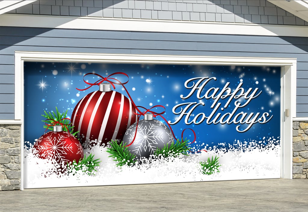 Ornaments Garage Door Mural