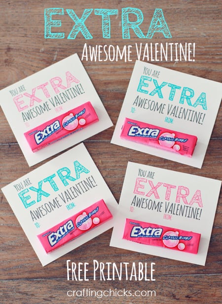 Extra Awesome Valentine's Printable