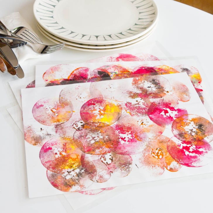 Rosh Hashanah Apple Print Place Mat Craft For Kids ...