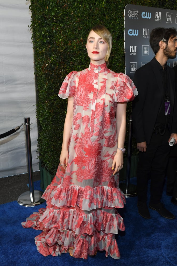 Saoirse Ronan's Erdem Dress at Critics' Choice Awards 2020