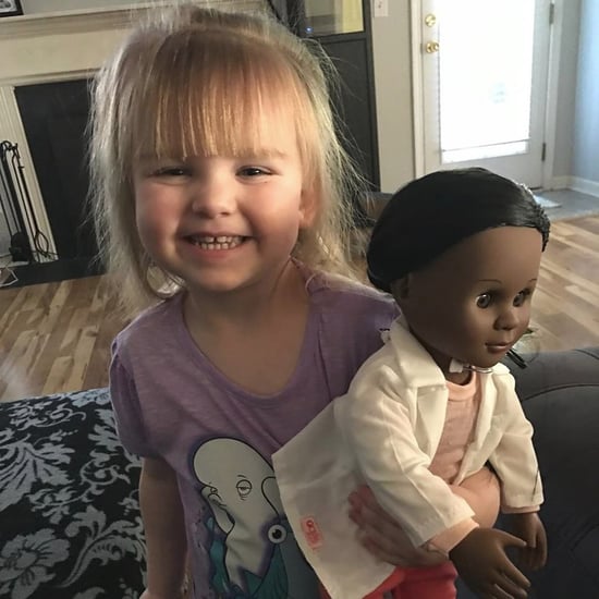 Toddler With Doll Teaches Cashier Lesson on Differences