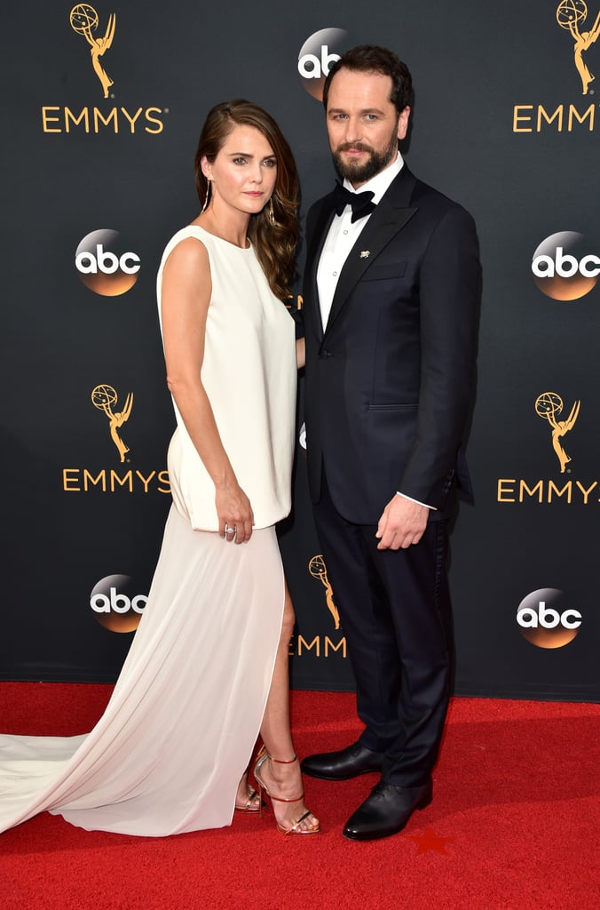 Keri Russell and Matthew Rhys at the 2016 Emmys