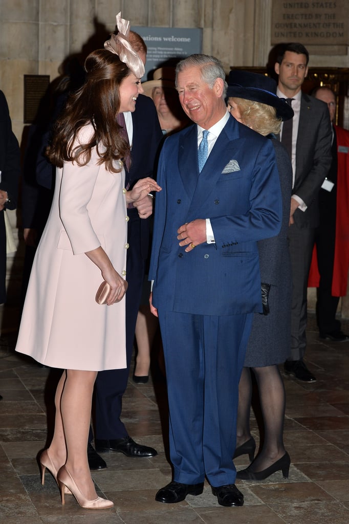 The duo looked thrilled to see each other in 2015, when Kate was pregnant with Princess Charlotte.