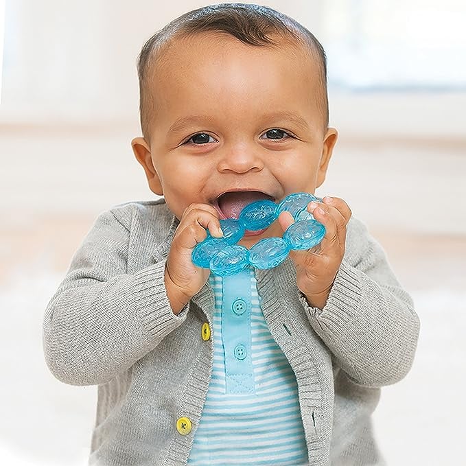 Fish Baby Teething Toys Teether Ring Food Grade Silicone Soft