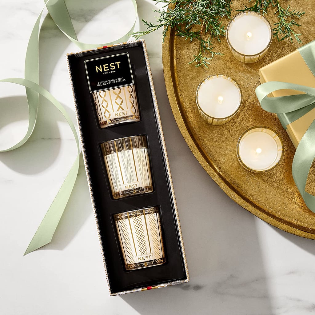 A Candle Gift Set: NEST New York Festive Scented Votive Candle Trio