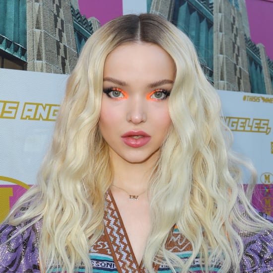 Dove Cameron Wears Neon Orange Eye Makeup