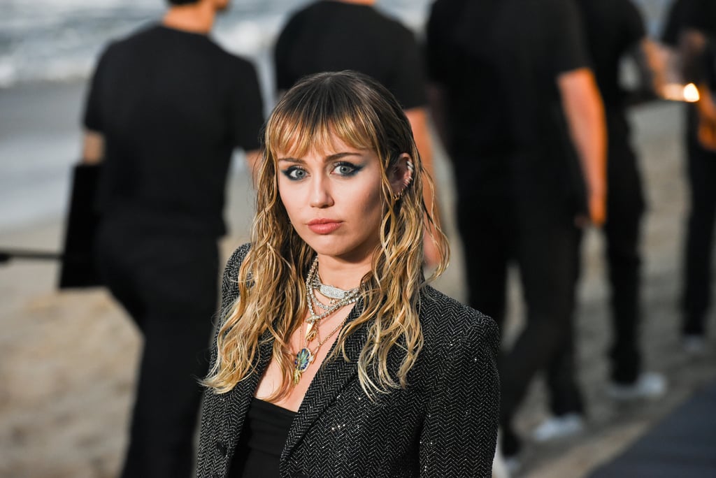 Miley Cyrus and Liam Hemsworth's Outfits at Saint Laurent Miley Cyrus and Liam Hemsworth's Outfits at Saint Laurent