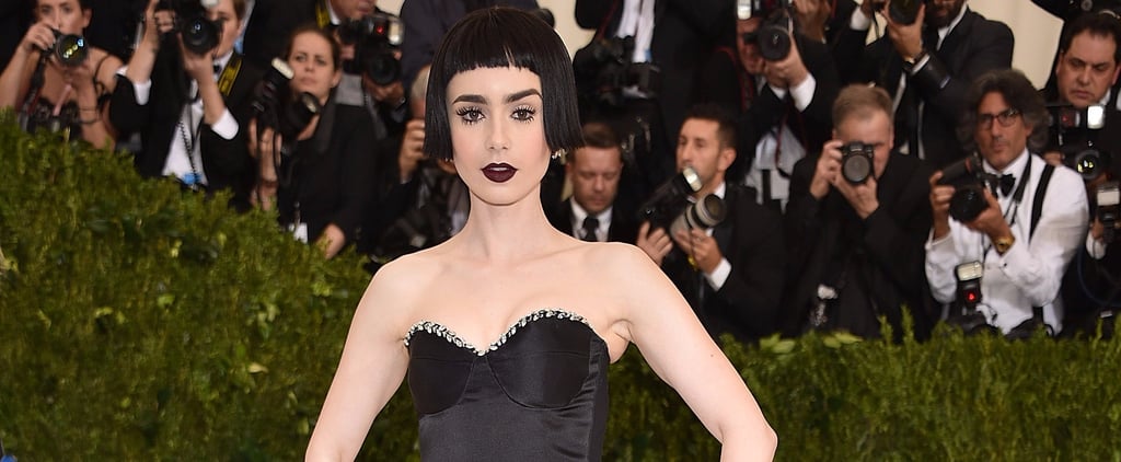Lily Collins Giambattista Valli Dress For Met Gala 2017