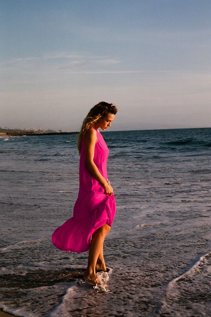 Anthropologie marlene tiered maxi dress clearance