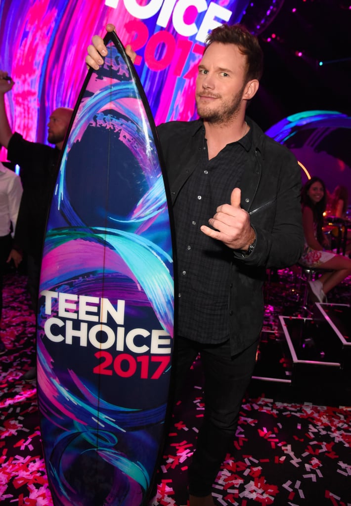 Chris Pratt at the 2017 Teen Choice Awards