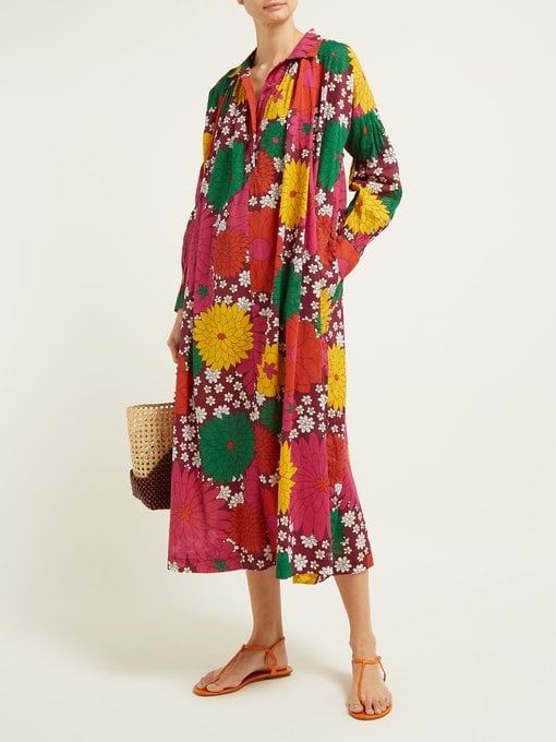 Dodo Bar Or Vyan Floral-Print Cotton Poplin Midi Dress | Chic Summer ...