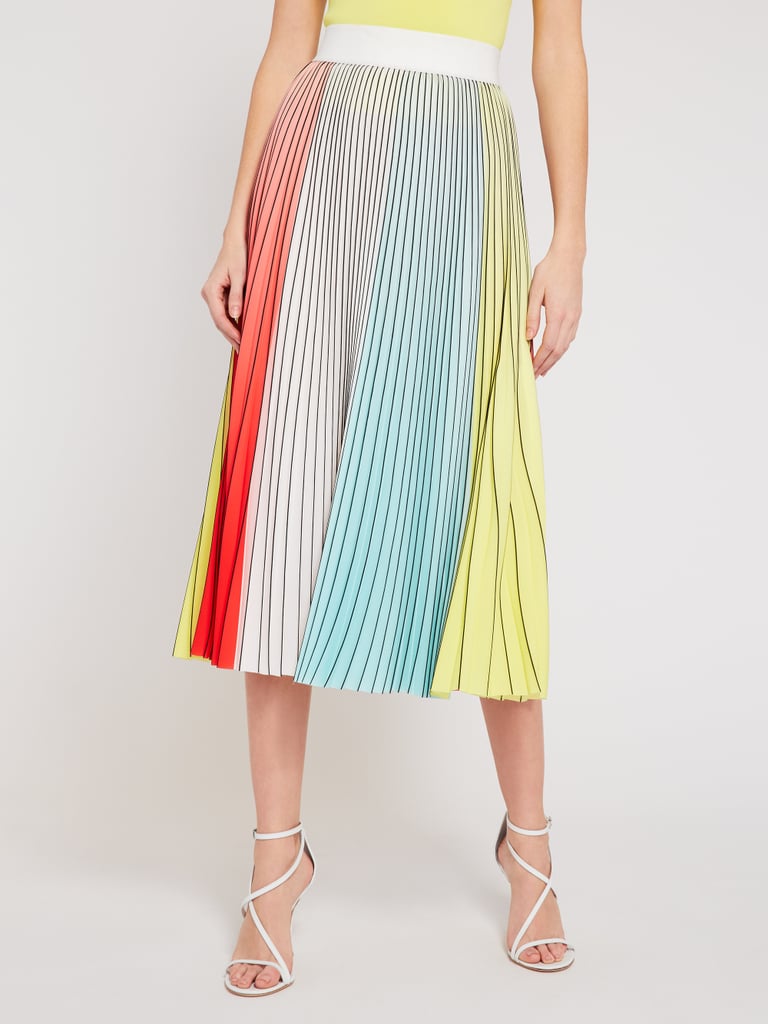 Alice + Olivia Arden Pleated Midi Skirt | Best Summer Clothes on Sale ...