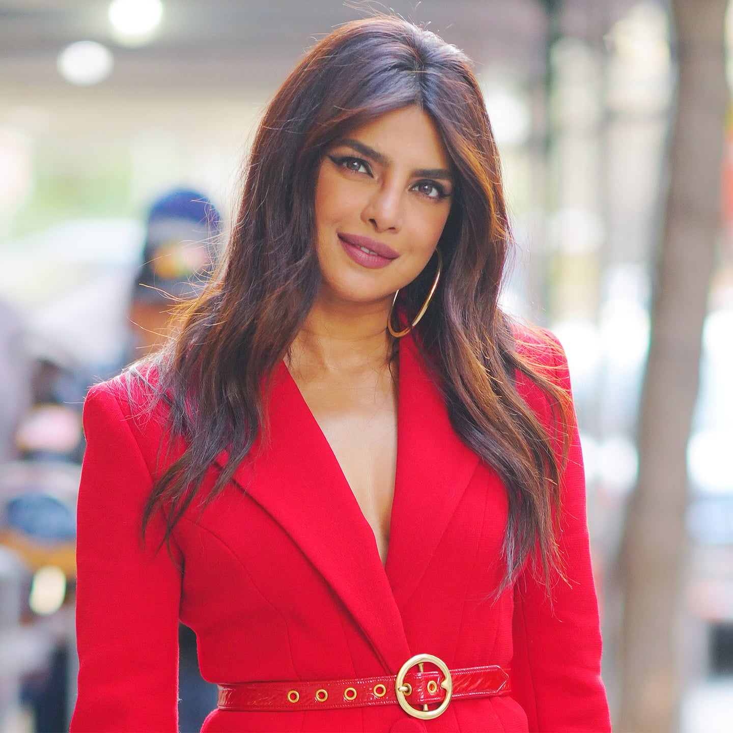 Priyanka Chopra's Red Cutout Dress For 40th Birthday