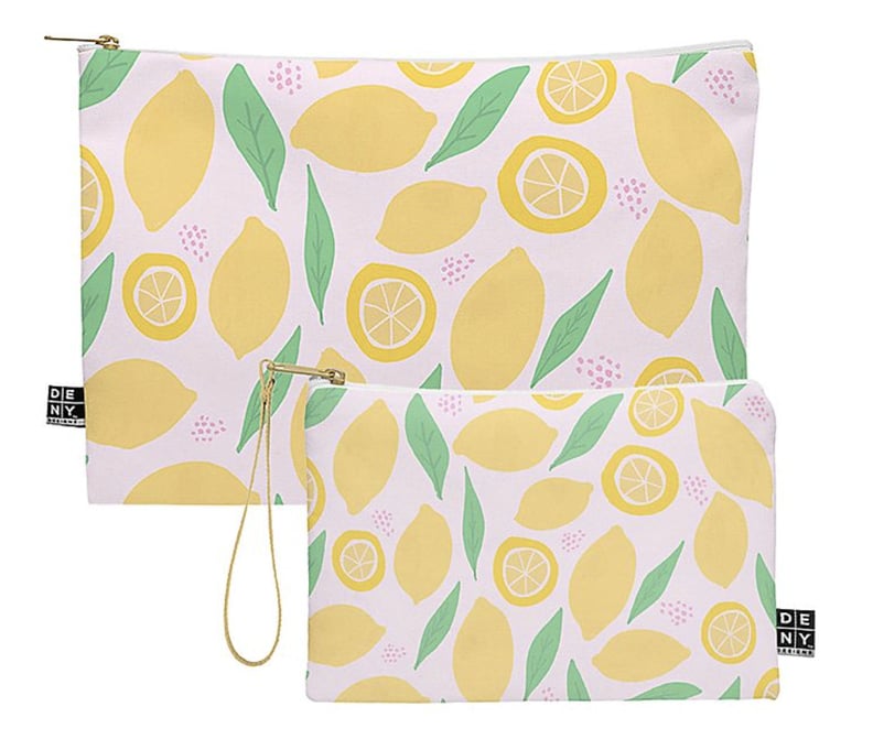 Deny Designs Leah Flores Pink Lemonade Pattern Pouch