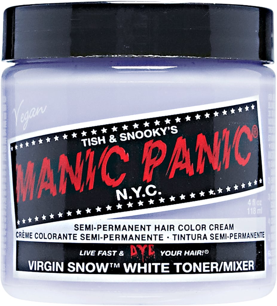 Manic Panic Virgin Snow Semi Permanent Cream Hair Color | The Surprising  Reason Natalie Portman's Makeup in Vox Lux Took 4 Hours To Do | POPSUGAR  Beauty Photo 9