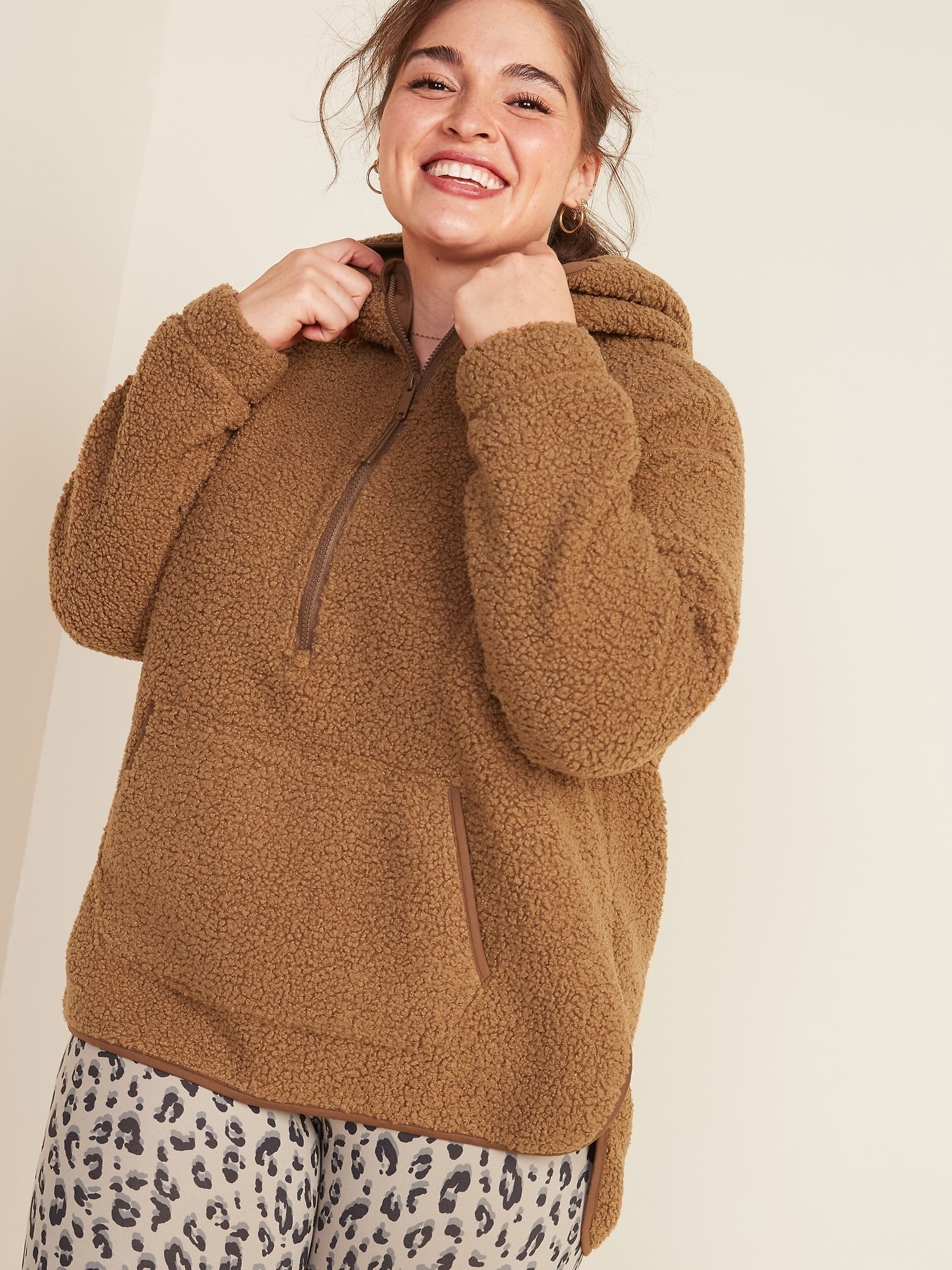 Plus size hot sale tunic hoodie