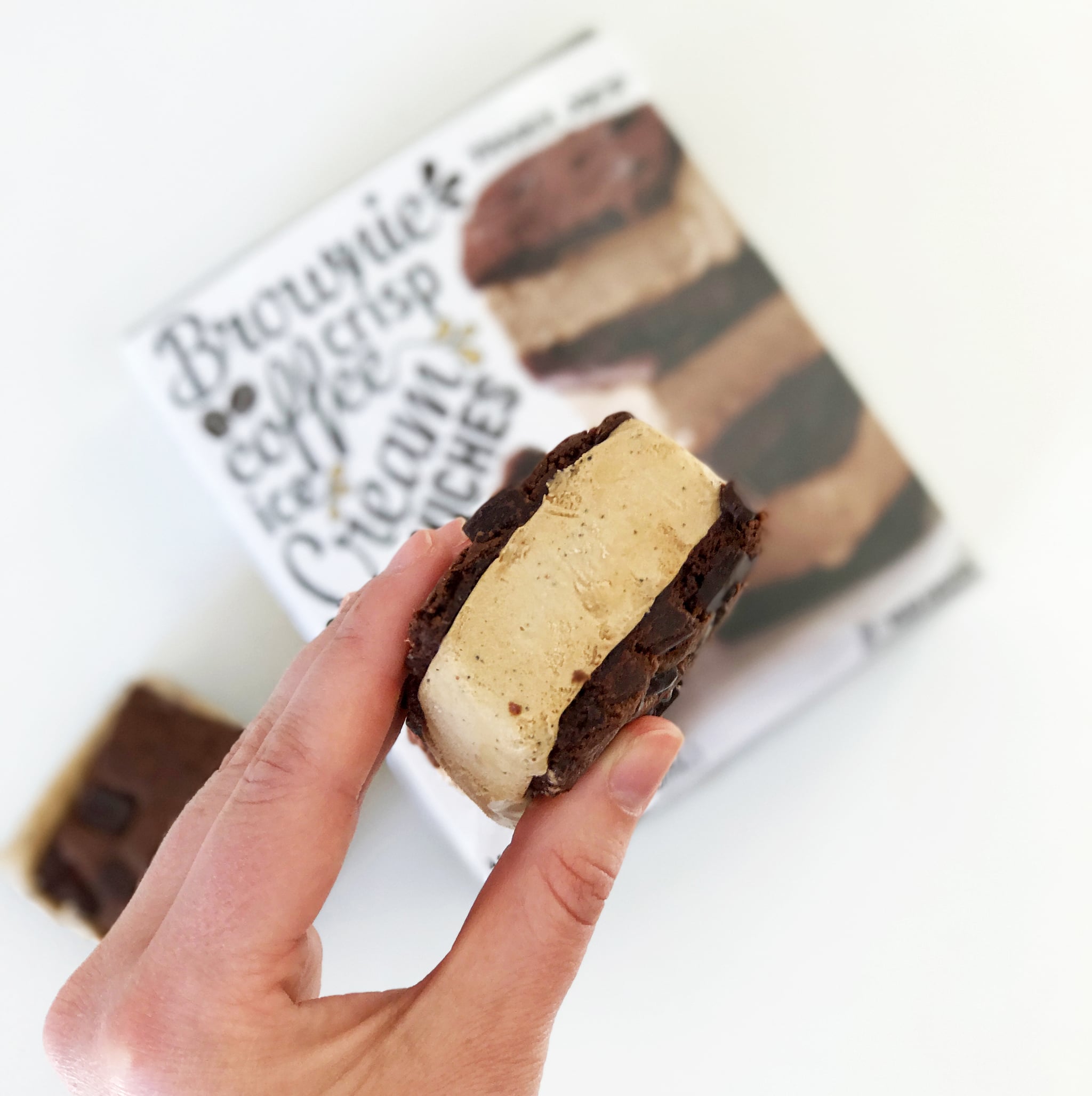 Trader Joe's Brownie Crisp Coffee Ice Cream Sandwiches | POPSUGAR Food