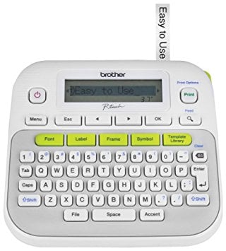 We bet your superorganized mom would label everything in the house if she could.
Brother P-Touch PT-D210 Label Maker ($20)