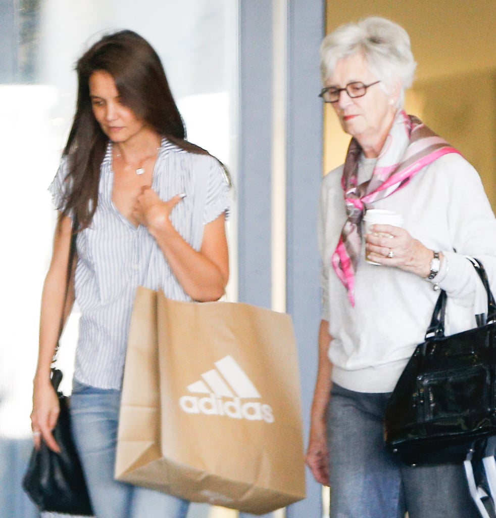 Katie Holmes and Her Mom Shopping in LA October 2016