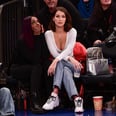 Bella Hadid Couldn't Decide on an Outfit For a Basketball Game, So She Brought Them All