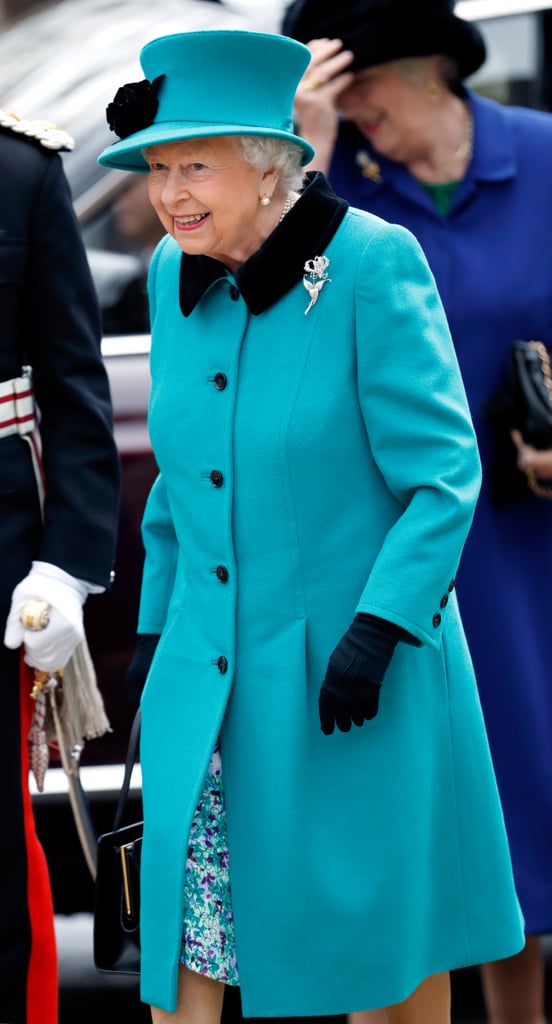 Little Boy Crawling Away From Queen Elizabeth II Video