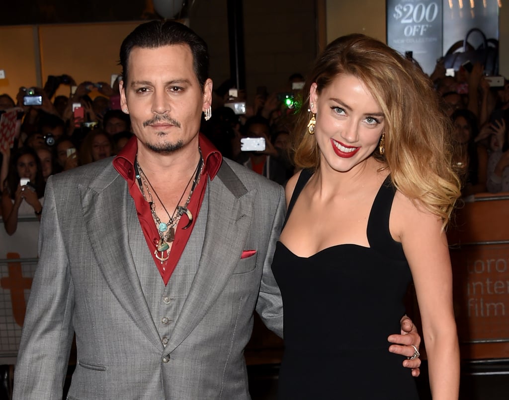 Johnny Depp Amber Heard Black Mass Premiere Pictures TIFF