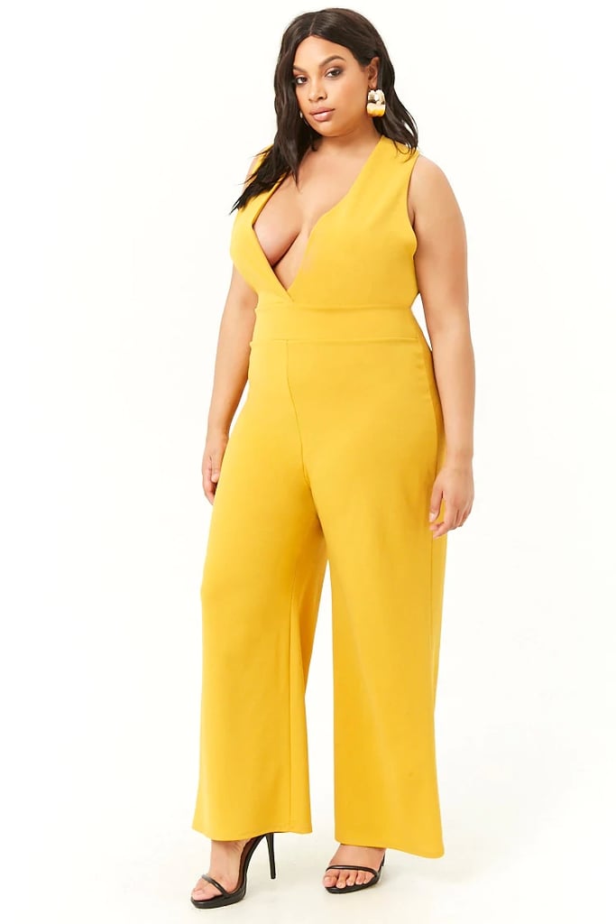 Forever 21 Plunging Jumpsuit