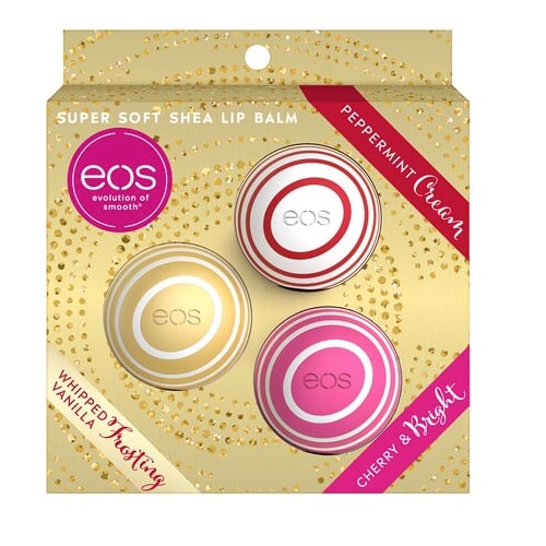 eos Limited Edition Holiday Lip Balm 3-Pack Set