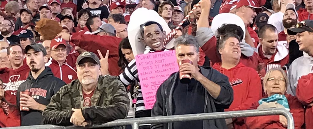 Costume of President Obama in a Noose at Football Game