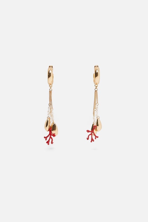 Real Pearl Bead Earrings