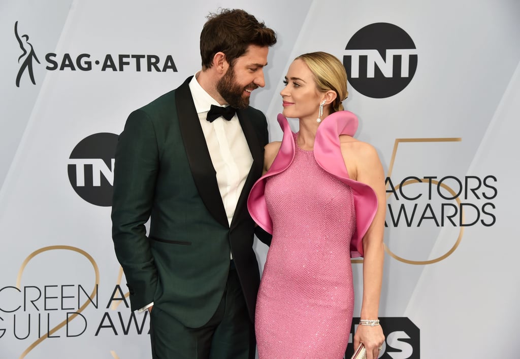 Emily Blunt and John Krasinski at the 2019 SAG Awards