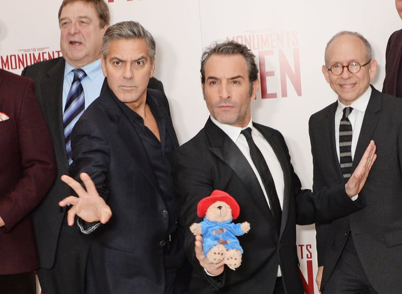 The Cast of The Monuments Men Taking Paddington Bear Very Seriously