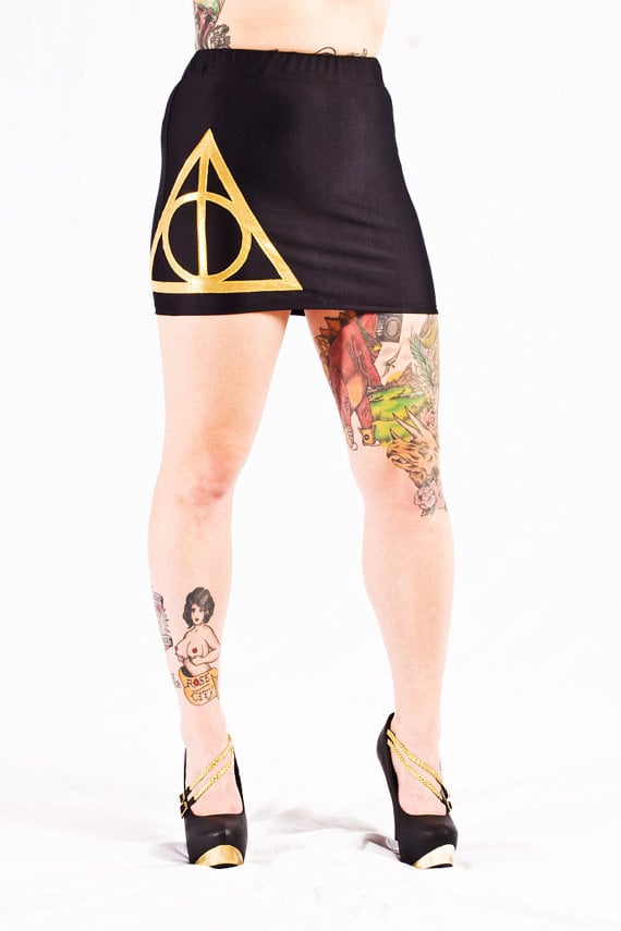 Deathly Hallows Mini Skirt