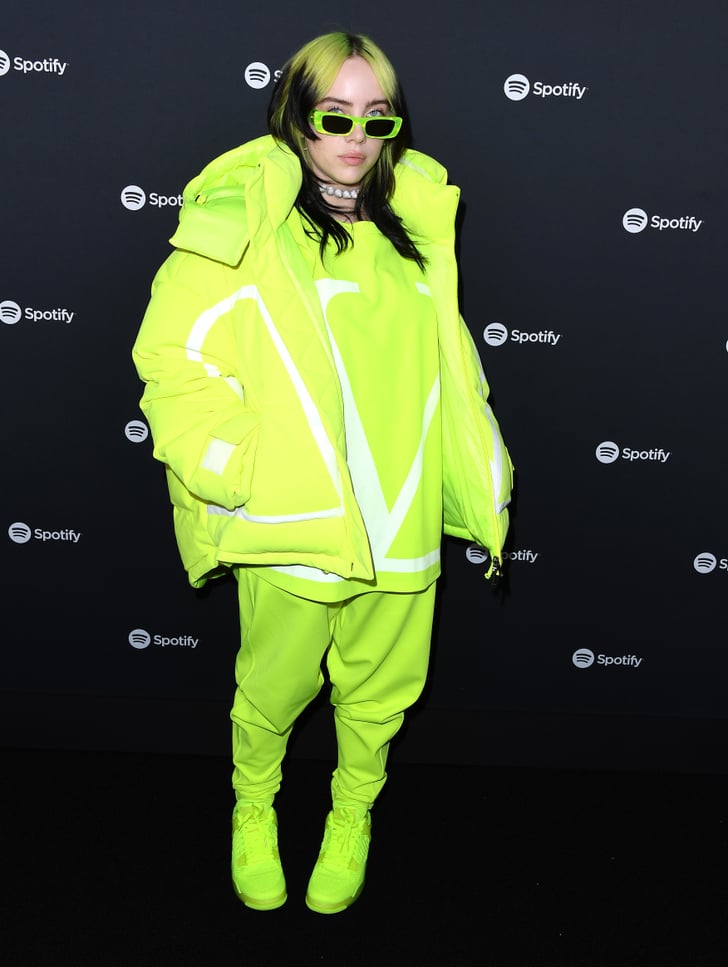 Billie Eilish's Lime Green Valentino Outfit | POPSUGAR Fashion Photo 13