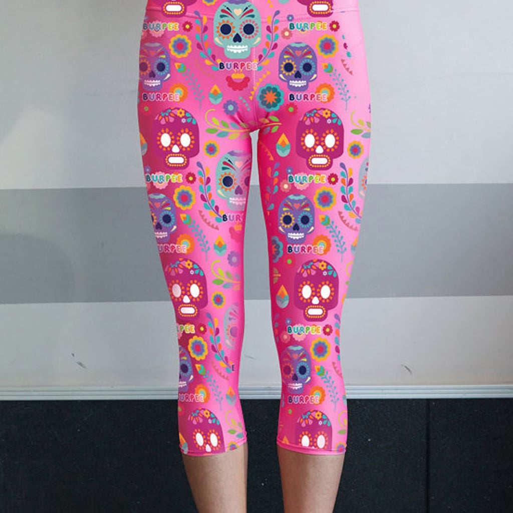 sugar skull workout leggings