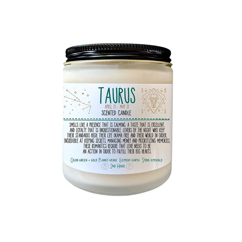 Taurus Zodiac Candle