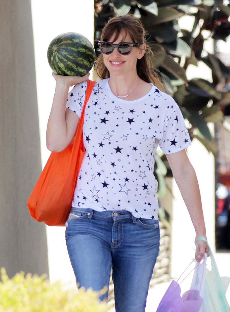 Ben Affleck and Jennifer Garner Family at Farmers Market