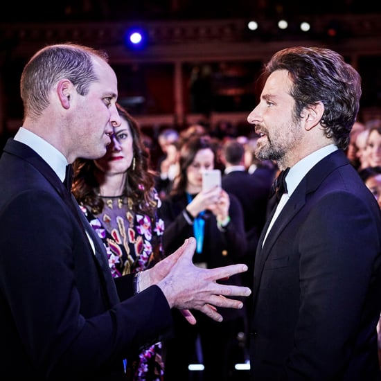 Prince William and Bradley Cooper at the 2019 BAFTAs