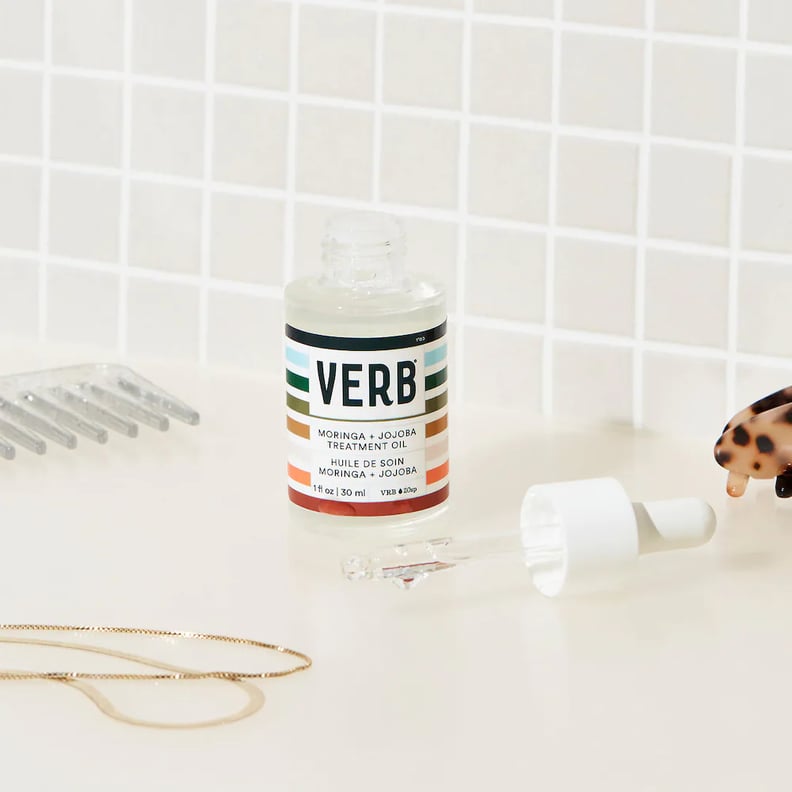 A Hair Oil: Verb Moringa + Jojoba Hair Treatment Oil