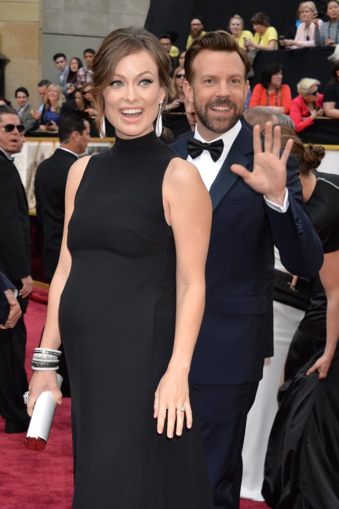 Jason Sudeikis and Olivia Wilde at the Oscars 2014