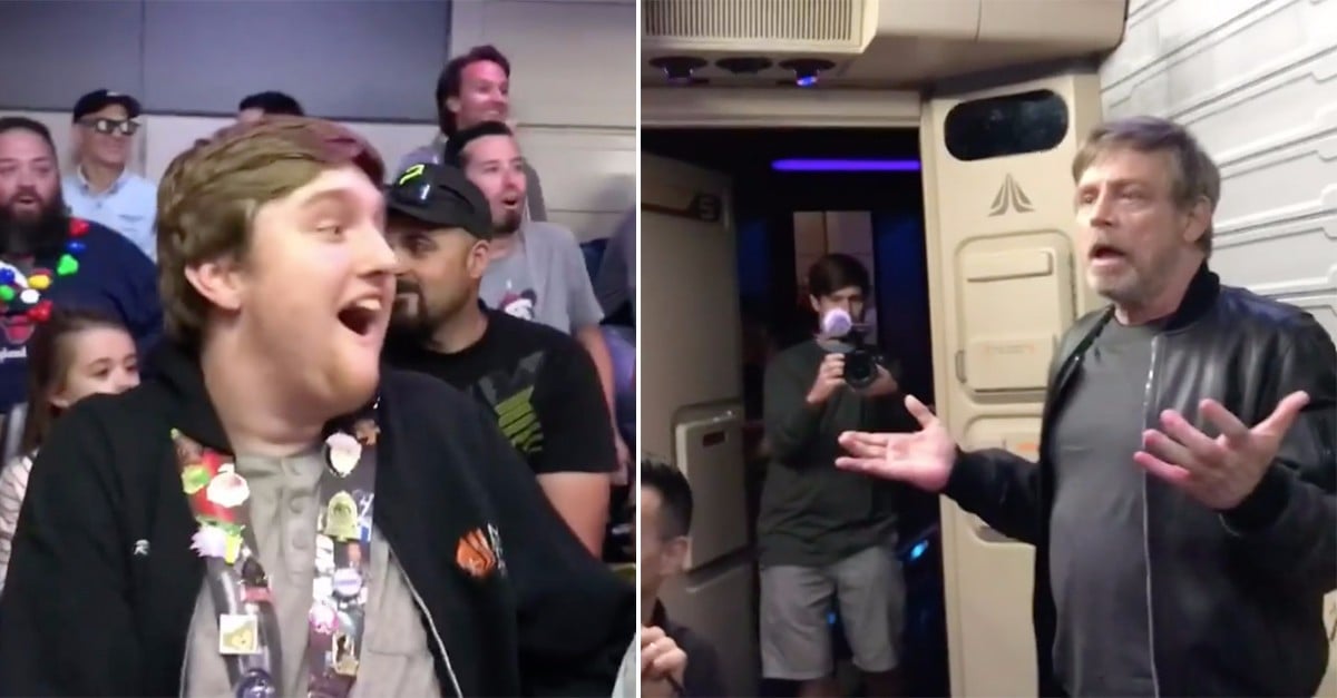 Mark Hamill Surprises Star Wars Fans at Disneyland POPSUGAR Celebrity