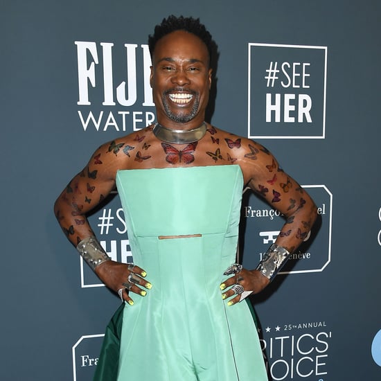 Billy Porter's Butterfly Tattoos at Critics' Choice Awards