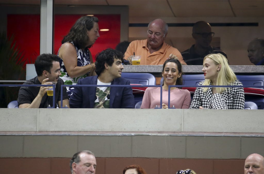 Sophie Turner and Joe Jonas at the US Open September 2018