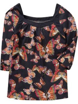 Banded Scoop Neck Tee Banded Scoop Neck Tee