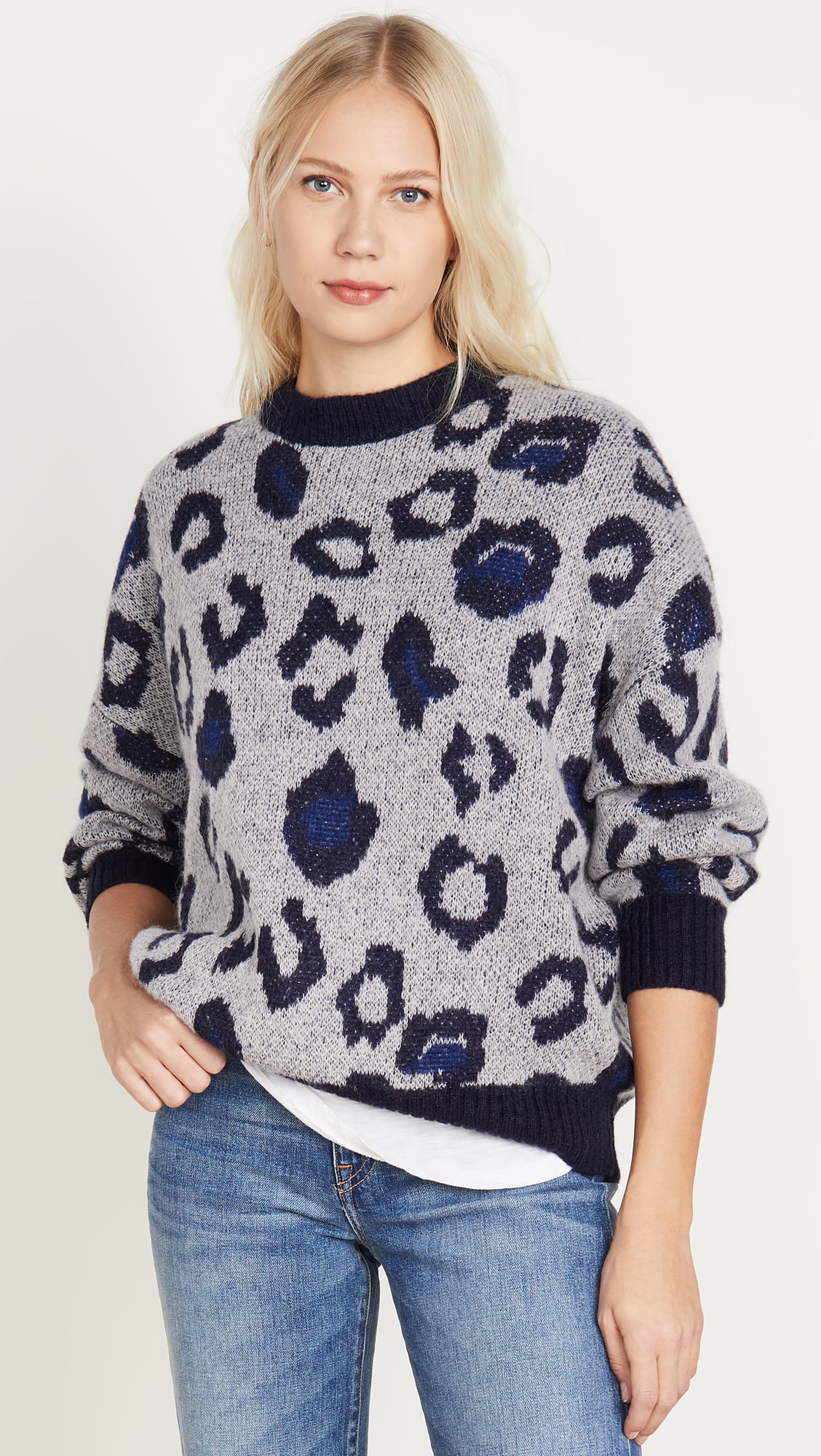 Anine bing leopard cardigan clearance