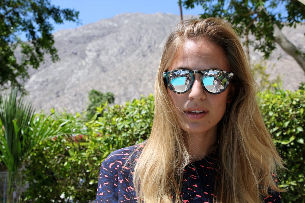 Mirrored Sunglasses at Coachella 2015