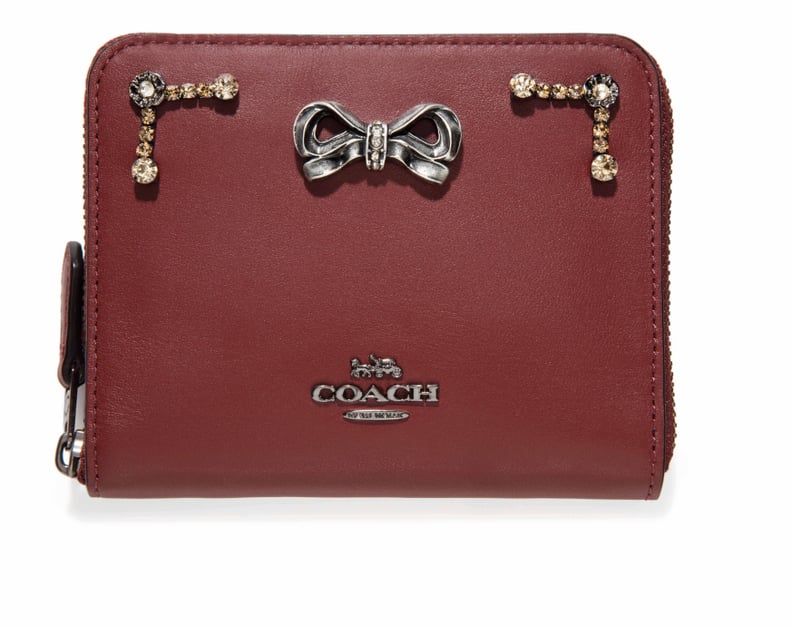 Coach x Selena Small Zip Around Wallet With Crystal Embellishment