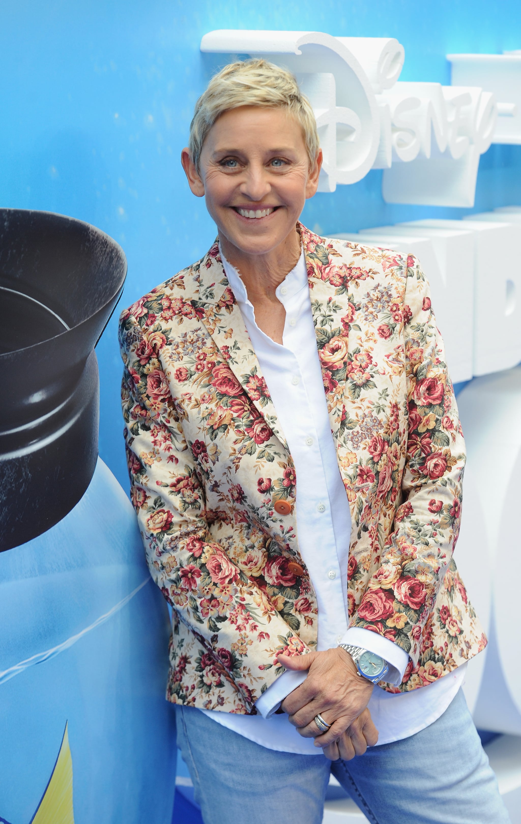 LONDON, ENGLAND - JULY 10:  Ellen DeGeneres arrives for the UK Premiere of 