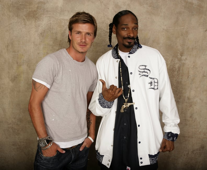 David Beckham and Snoop Dogg