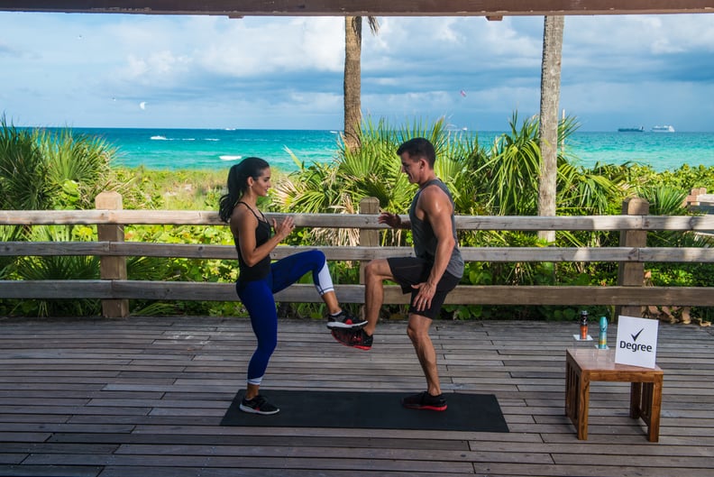 Partner High Knees and Toe Tabs